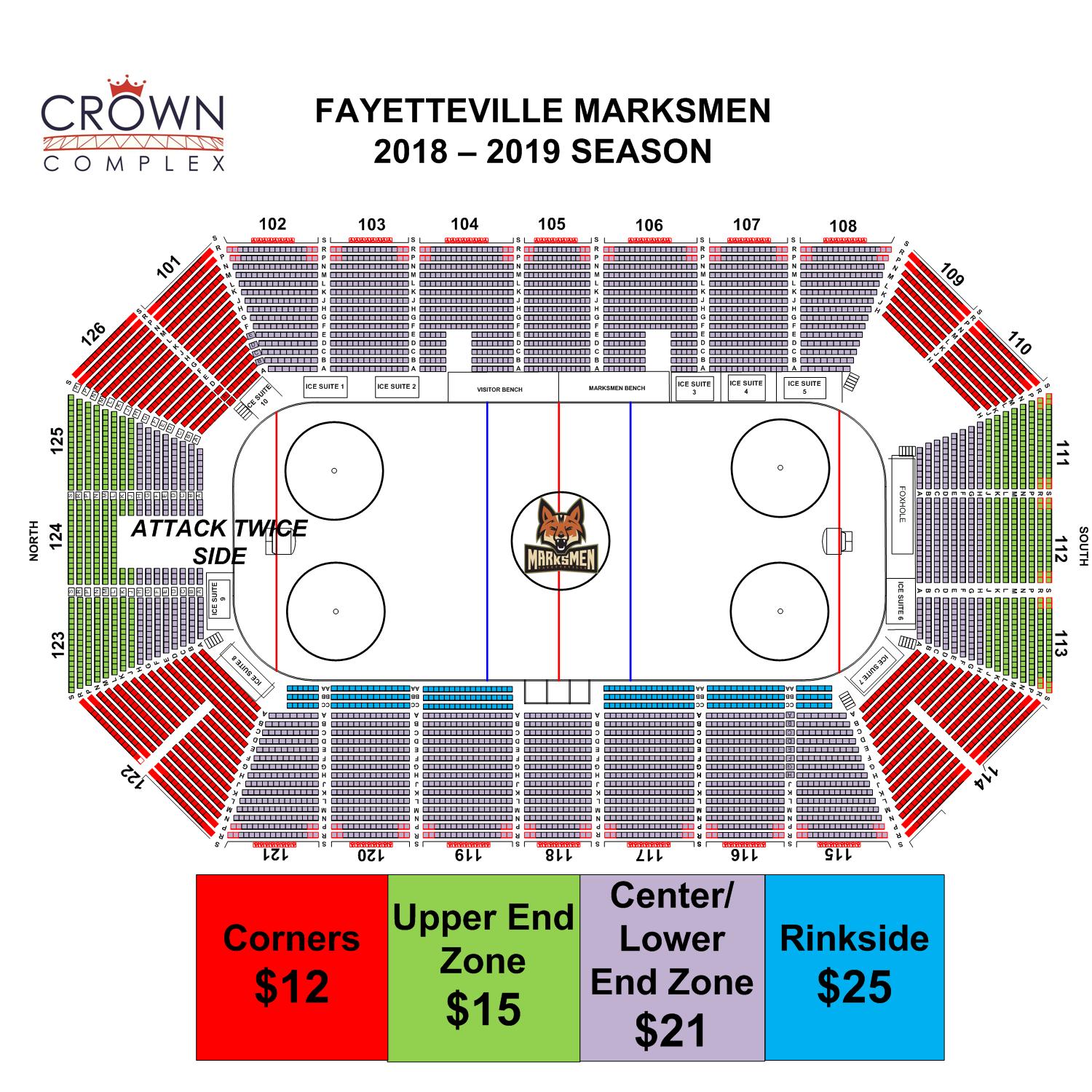 Bears Seating Chart View