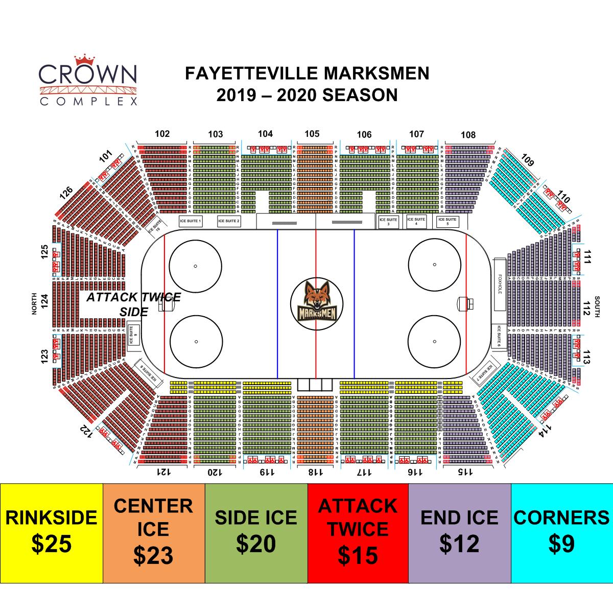 Knoxville Ice Bears Seating Chart