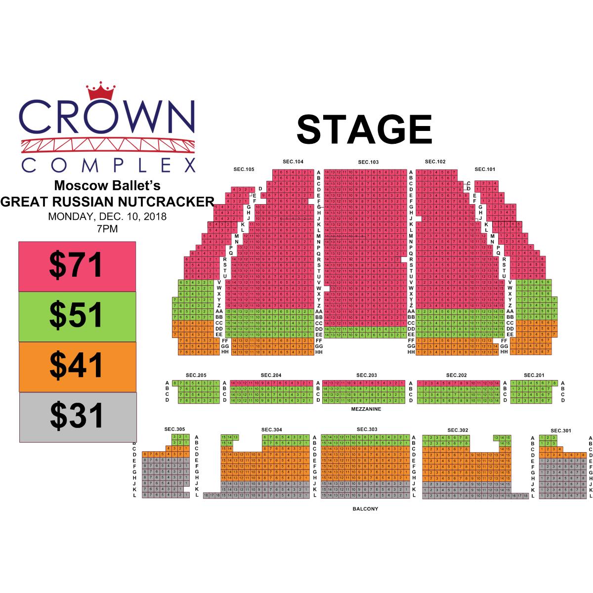 Crown Complex Seating Chart Fayetteville Nc