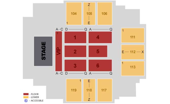 Crown Coliseum Fayetteville North Carolina Seating Chart