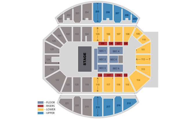 Fayetteville Crown Coliseum Seating Chart